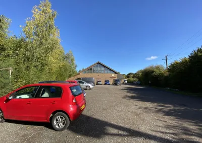 Main Car Park with Woodbase Joiners Ltd in distance