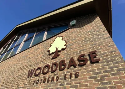 Woodbase Joiners Ltd sign